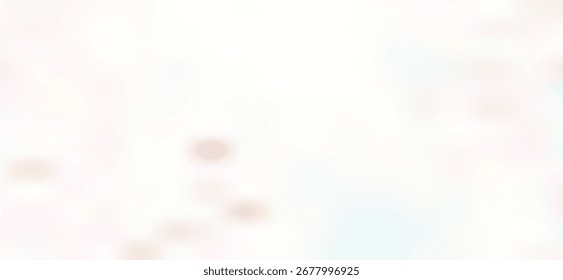 Weiche Pastellfarben mischen sich sanft auf weißem Hintergrund und schaffen eine ätherische und verträumte Textur mit subtilen Anklängen von Rosa, Blau und Beige, die eine beruhigende Atmosphäre hervorrufen