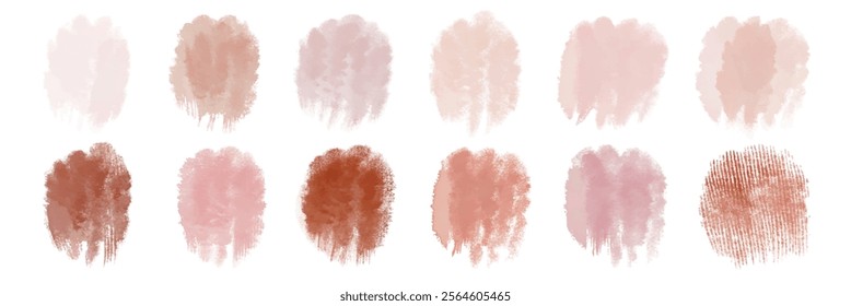 Soft pastel colors, watercolor textures, artistic brush strokes, abstract backgrounds, versatile design elements.