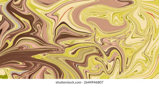 Soft pastel and earthy tones blend into a swirling, organic pattern that feels natural and serene—ideal for calm backgrounds, eco branding, or abstract visuals.