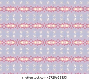 Padrão estelar geométrico pastel macio com simetria brilhante. Fundo abstrato decorativo para papéis de parede, feriados, têxteis, padrão, simetria, abstrato.
