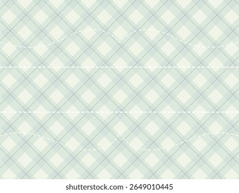 Gingham Pastel macio com padrão de linhas tracejadas