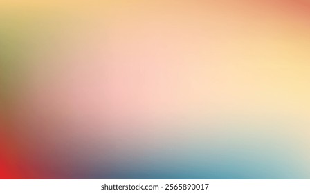 Soft pastel gradient abstract background blending warm yellow, peach, and cool blue hues. Perfect for creative designs, digital art, and soothing visuals