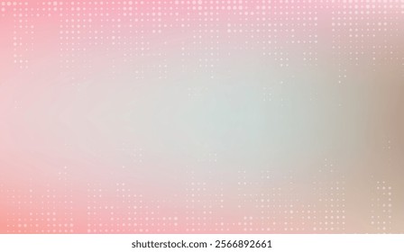 Soft pastel gradient background with abstract halftone dot patterns creating a modern and minimal aesthetic. Ideal for digital designs, presentations, or artistic visuals