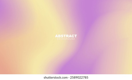 Soft Pastel Gradient Background Abstract Fluid Minimalist Digital Art, vector illustration