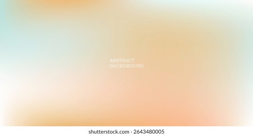 Soft pastel gradient background with blend of orange, blue, and white hues, creating calming and abstract visual effect.