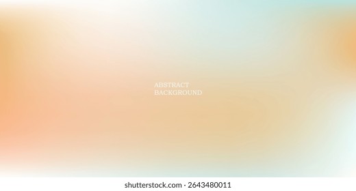 Soft pastel gradient background with blend of orange, blue, and white hues, creating calming and abstract visual effect.