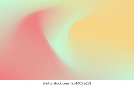 A soft pastel gradient background blending warm pink, mint green, and light yellow. Creates a gentle, airy feel, ideal for light, dreamy designs or calming visuals