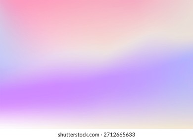 Fondo de gradiente pastel suave que mezcla rosa, lavanda y crema. Perfecto para cabeceras, Anuncios o superposiciones de ensueño