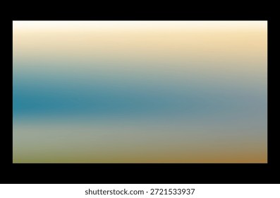 Soft Pastel Gradient Background Blue Beige Teal Horizon Landscape Blur Effect