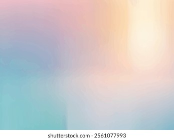 Soft Pastel Gradient Background with Colorful Abstract Blend