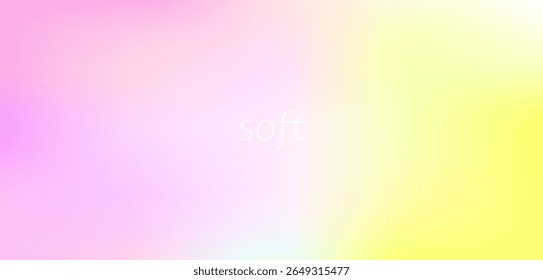 Soft pastel gradient background featuring smooth blends of pink, yellow, and lavender. Gentle and dreamy abstract design ideal for beauty, wellness, or minimal creative concepts. Tranding design.
