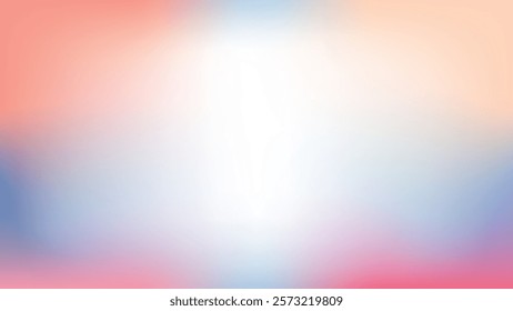 Soft Pastel Gradient Background with Gentle Blurred Colors