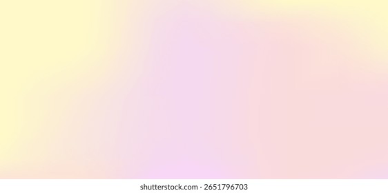 Fundo de gradiente pastel macio com tons suaves de rosa e amarelo. Ideal para designs de sonho, temas de bebê, visuais calmantes, estética feminina e marca criativa. Ilustração vetorial eps10.
