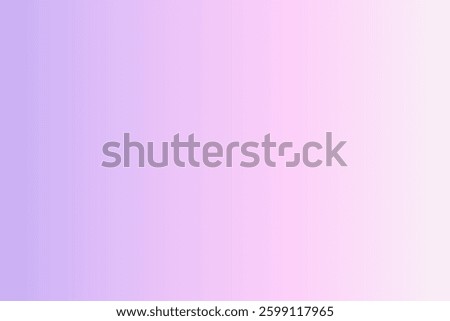 Soft pastel gradient background with gentle pink and purple hues blending smoothly. The pastel gradient creates a calming and soothing visual effect. Background vector.