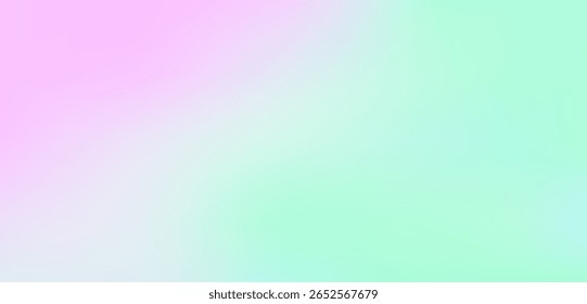 Soft pastel gradient background with pink and mint green tones. Minimal blur texture, ideal for beauty, wellness, baby products, or elegant digital designs.
