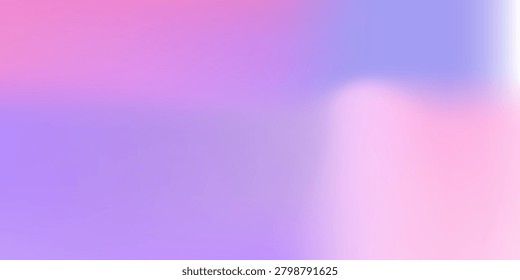 Soft Pastel Gradient Background with Pink Purple and Blue Tones. Abstract soft pastel gradient background featuring smooth transitions of pink, purple, and blue colors.