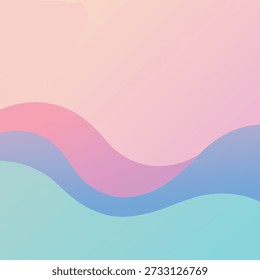 Soft pastel gradient background with smooth flowing wave shapes, perfect for minimal and modern presentation designs. Trendy, clean, and aesthetic backdrop ideal for digital content, social media, web design, and creative projects. High-resolution, versatile, and visually appealing for professional and artistic use.