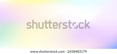 Soft pastel gradient background with smooth, dreamy blend of light pink, yellow, green, and blue tones. Ideal for abstract, minimal, or modern design use.
