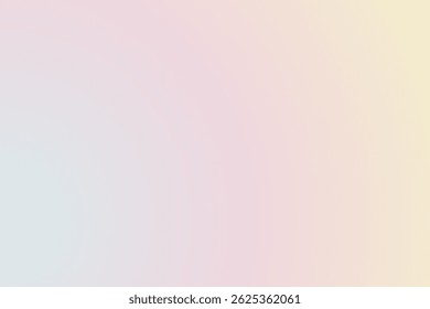 Weich-pastellfarbener Farbverlauf-Hintergrund mit weichen Übergängen für ästhetisches und minimalistisches Design, Vektorgrafik