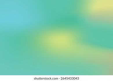 Suave mezcla de gradiente pastel de verde turquesa y amarillo para diseños digitales