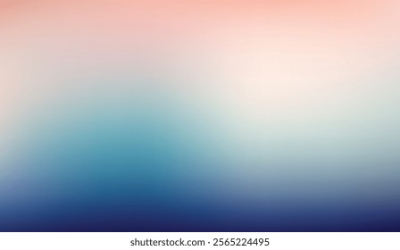 Soft pastel gradient blending peach, teal, and blue hues creates a serene abstract background perfect for art, design, and creative projects