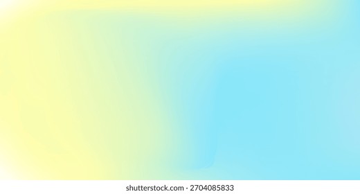 Soft pastel gradient blending yellow and blue tones with a gentle, airy feel perfect for fresh, calming, and modern abstract vector backgrounds.