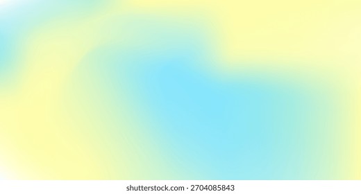 Soft pastel gradient blending yellow and blue tones with a gentle, airy feel perfect for fresh, calming, and modern abstract vector backgrounds.