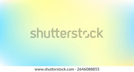 Soft pastel gradient blending yellow and blue tones with a gentle, airy feel perfect for fresh, calming, and modern abstract vector backgrounds.