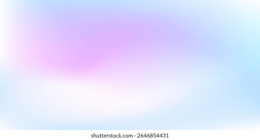 Suave gradiente pastel de azul y rosa sobre un fondo blanco, creando una mezcla suave y aireada, ideal para diseños de Vectores abstractos elegantes, mínimos y modernos.