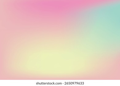 Weiche Pastellfarbverlauf-Illustration mit einer Mischung aus rosafarbenen gelben und blauen Farben