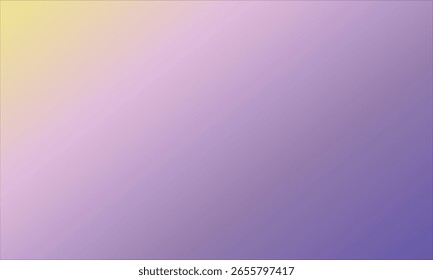 Transición suave del degradado pastel del amarillo a la lavanda y al azul
