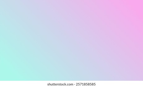 a soft pastel gradient transitioning from mint green on the bottom left to light pink in the top right corner.