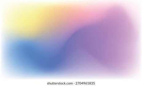Fondo suave de la onda del degradado del pastel. Fondo de desenfoque de degradado pastel suave. Moderno Fondo de pantalla fluido Abstractas colorido en tonos degradados suaves y coloridos. Telón de fondo estético liso mínimo.