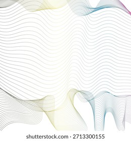 Fondo suave de la línea de onda del degradado del pastel Curvas elegantes que fluyen con la transición suave del color, textura mínima Abstractas del flujo para la marca, el Diseño web, los carteles y la decoración moderna