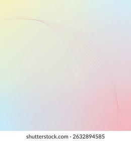 Soft pastel gradients and flowing curves create a gentle, dreamy abstract digital background for designs