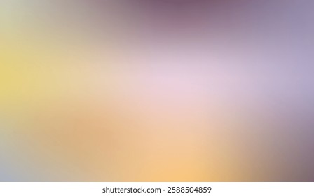 Soft pastel hues create a dreamlike ambiance, blending yellow, peach, and lavender in a gradient of gentle serenity perfect for backgrounds or artistic overlays