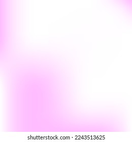 Soft Pastel Light Digital Design Picture. Barbie Empty Vibrant Minimal Pink Blurry Background. Trendy Smooth Color Watercolor Liquid Gradient Background. Fashion White Vector Bright Gradient Mesh.