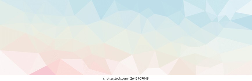 Soft pastel low-poly background with geometric shapes in light blue, pink, and beige tones, creating a calm and minimal abstract design.

