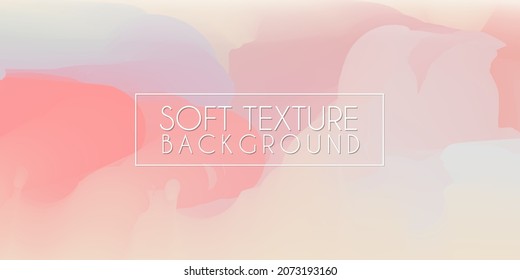 Soft Pastel Make Up Acrylic Painting Artistic Texture Background. Artwork Backdrop Design Banner Template.