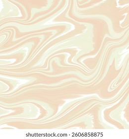 Soft Pastel Marble Swirl with Cream and Peach Tones