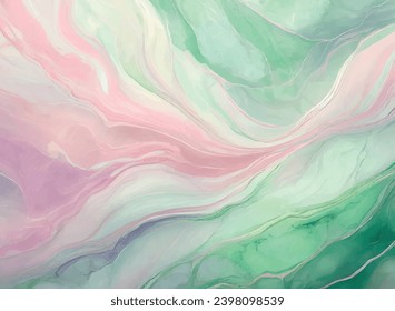 Soft Pastel Marble Texture with Delicate Blending