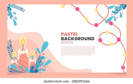soft pastel memphis with wax abstract background design. with gradient modern 