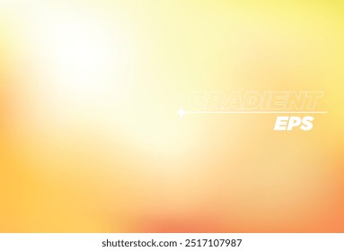 Soft Pastel orange yellow Gradient Abstract Background