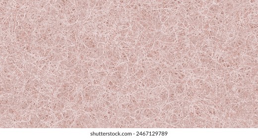 Soft pastel pink felted wool carpet made from tangled sheep hair as a seamless pattern. Cozy felt rug. Abstract vector bg with hairball texture.