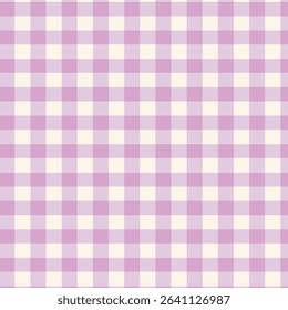 A soft pastel pink gingham pattern