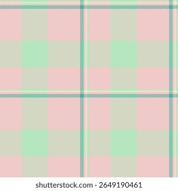 Padrão de xadrez pastel macio rosa e verde hortelã.  Ideal para designs têxteis, moda, scrapbooking e fundos do site.  Um design calmante e elegante que transmite serenidade e frescura.