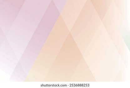 Líneas Abstractas suaves de color rosa pastel y naranja | Fondo de Vector lineal simple