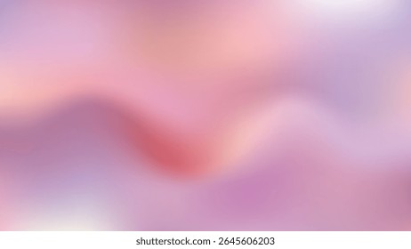 Soft Pastel Pink and Purple Gradient Background with Gentle Waves for Serene Digital Designs
