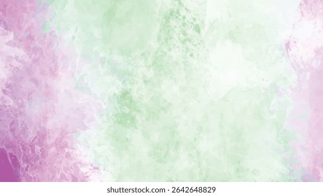 Soft pastel pink purple and light green watercolor washes blend seamlessly creating a delicate and ethereal texture ideal for backgrounds or design elements
