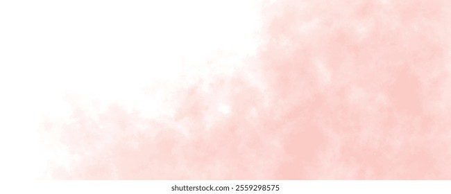 Soft pastel pink watercolor background with a delicate airy texture and gradient effect for creative designs
